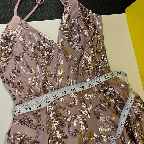 Fashion nova women’s No Rules Sequin Mini Dress -  color Mauve - Picture 8 of 14